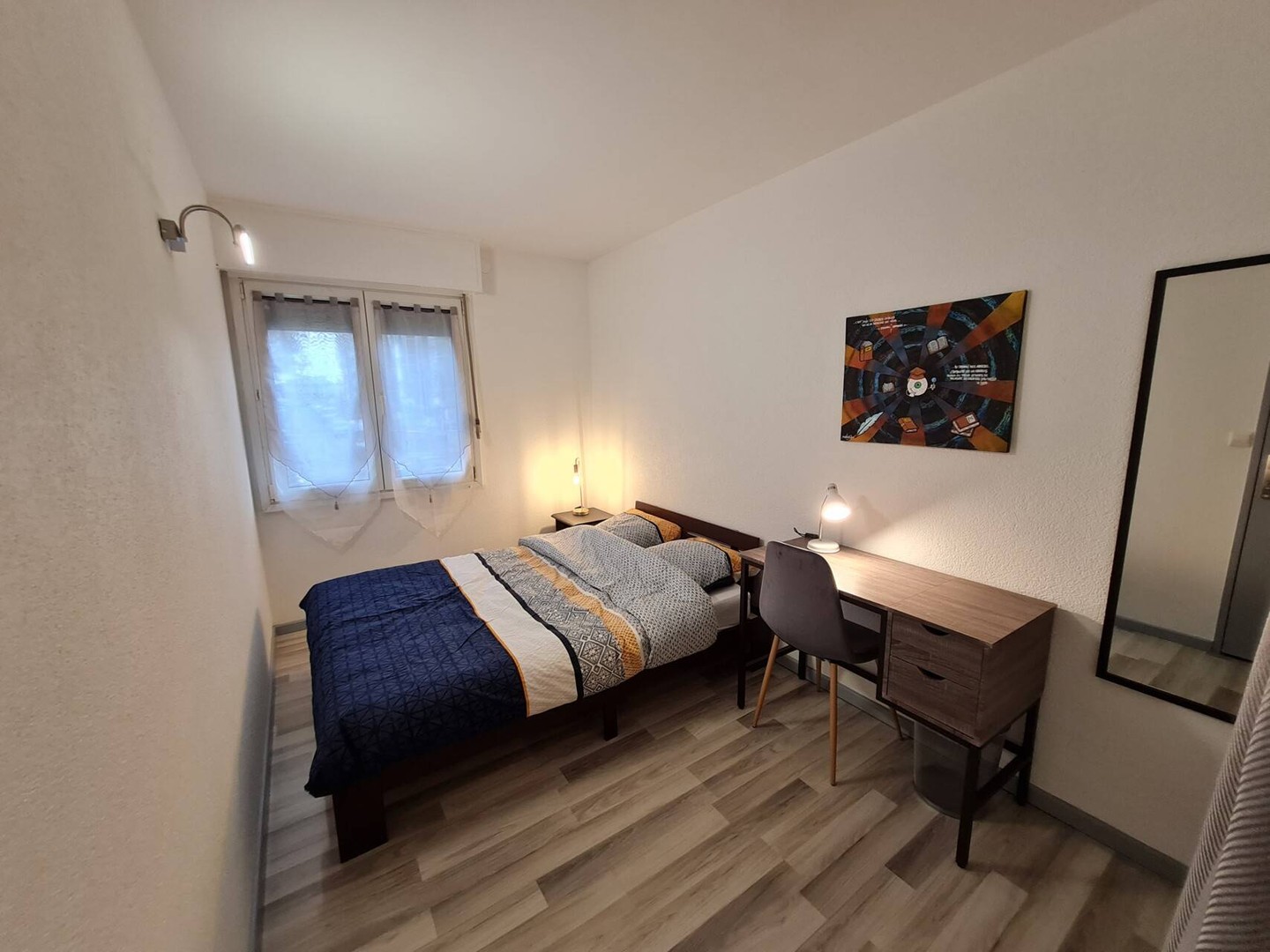 Zimmer mit Doppelbett zu vermieten Mulhouse