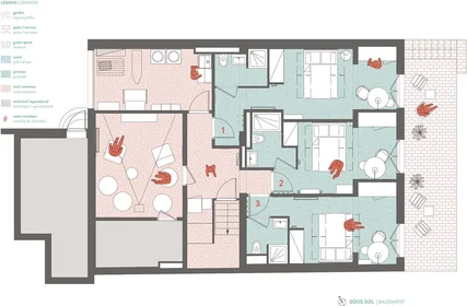 Quarto privado em 27 Rue Claude Bernard, 92130 Issy-les-Moulineaux, France, imagem 5 de 22